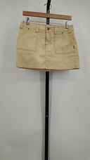 Plugg Womens Mini Skirt Cream Shorts 5