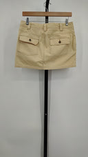 Plugg Womens Mini Skirt Cream Shorts 5