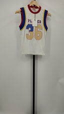 Hello Brother Womens Cropped Basketball Jersey White Sleeved Top 34