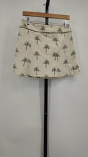 Nannete Lepore Womens Tropical Printed Mini Skirt Cream Basic 6