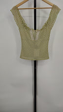 Agaci Too Womens Sleeveless Tank Top Green S