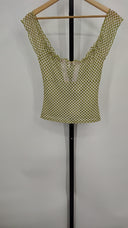 Agaci Too Womens Sleeveless Tank Top Green S