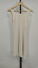 Emporio Armani Womens Sleeveless Tank Dress Cream 6