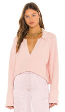 L'Academie Women Harvey Pullover Sleeved Top Pink S