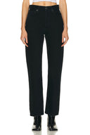 Agolde Women 90S Pinch Waist High Rise Straight Jeans Black 25