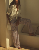 Rag & Bone Women Lacey Stripe Poplin Pants Brown 2