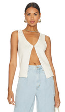 Line & Dot Women Renegade Vest Top Sleeved White L