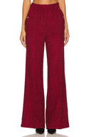 Amanda Uprichard Women Jane Pants Red XS