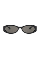 Gucci Women Hailey Oval Sunglasses Black OS