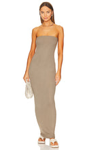 Enza Costa Women Strapless Dress Basic Sleeved Green L