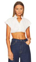 L'Academie Women Bryn Crop Top White S