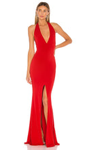 Nookie Women Illegal Halter Gown Basic Sleeved Dress Red XXL