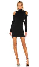 Camila Coelho Women Taylor Sweater Dress Basic Sleeved Black S