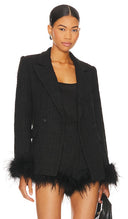 Line & Dot Women Marci Blazer Suit Jacket Black S