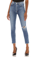 Agolde Women's Nico High Rise Slim Shoreline Jeans 26