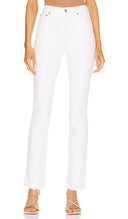 Agolde Women Riley Long High Rise Straight Jeans White 24