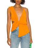 Nbd Women Tanvi Top Sleeved Orange M