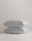 Quince Home Organic Luxe Honeycomb Sham Set Light Grey Standard Bedding